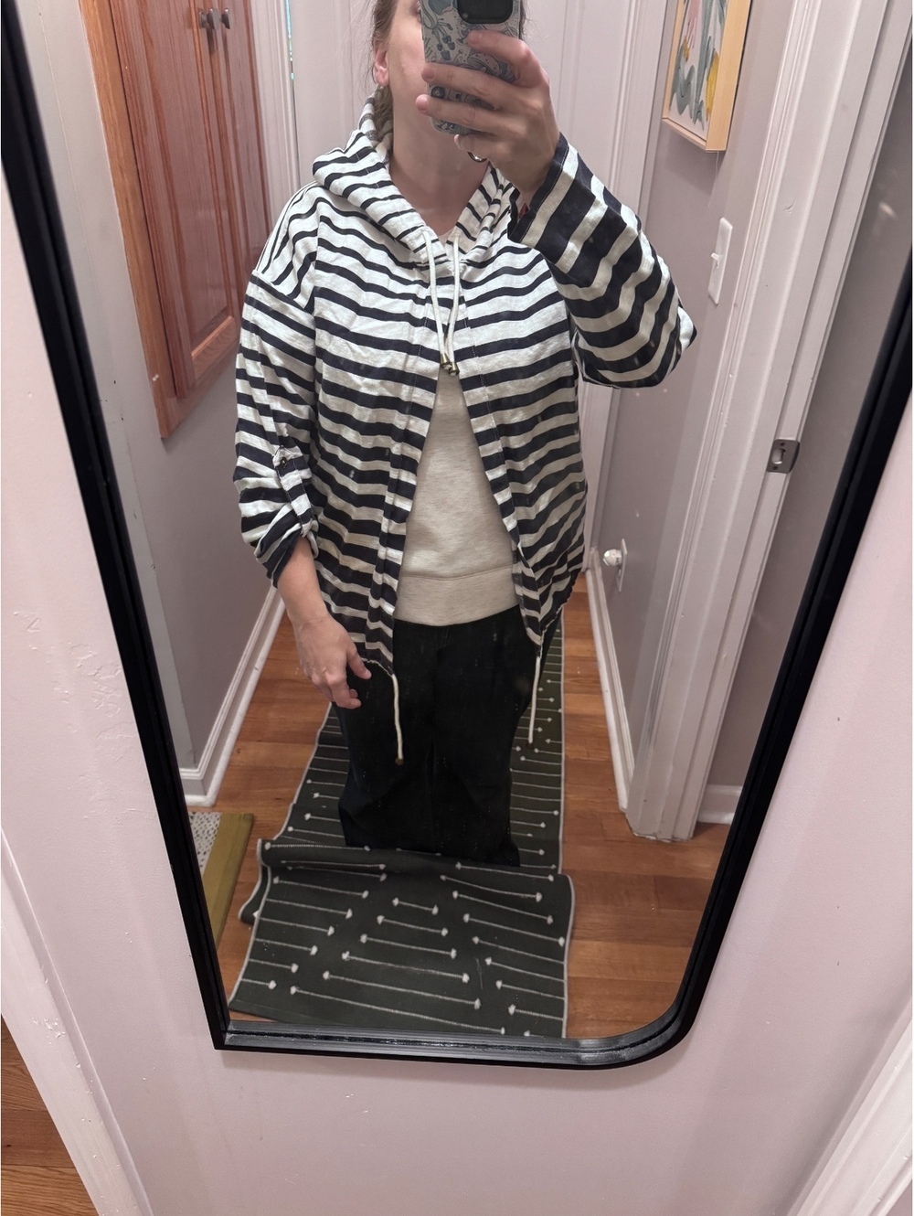Linen poncho